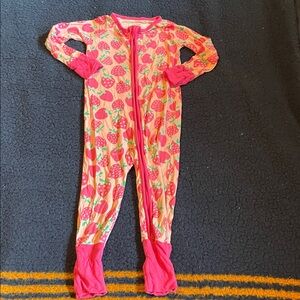 Little Sleepies Strawberry Delight Kids Footie